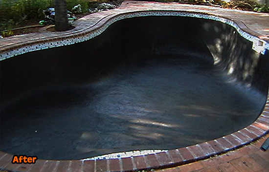 marbelite pool repair after