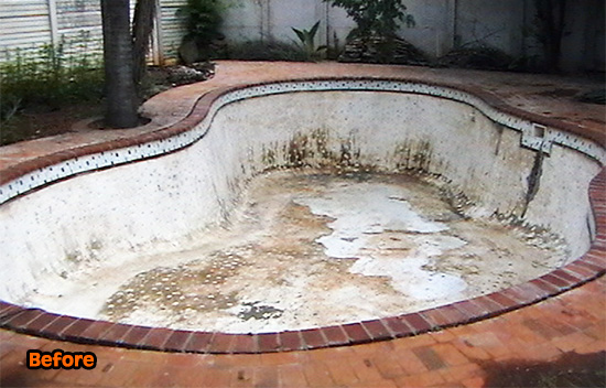 marbelite pool repair before